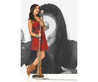 fotomontage von camp rock 2 mit demi lovato singen singen demi