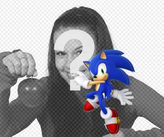 sonic aufkleber auf ihrem bild zu setzen