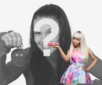 niki minaj in ihrem online-fotos einfugen