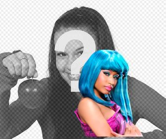 nicki minaj aufkleber auf ihre bilder online zu schmucken