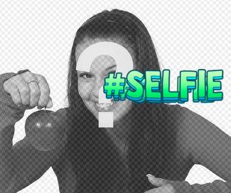 online selfie aufkleber auf ihre bilder setzen