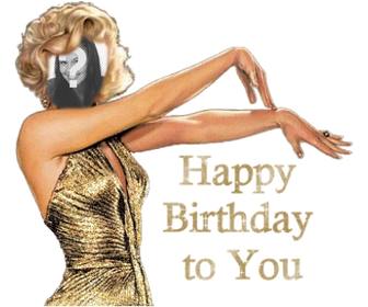 alles gute zum geburtstag karte geburtstag marilyn monroe anpassbar