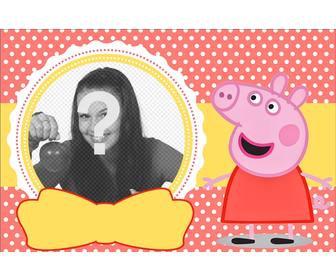 peppa pig collage fur todlers