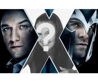 x-men poster mit ihrem bild