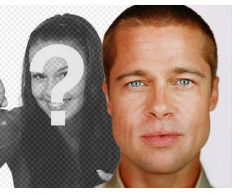 fotomontage fur ihre fotos mit brad pitt