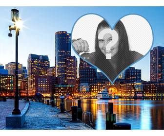 postkarte von boston