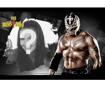 fotomontage mit rey mysterio