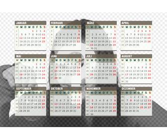 2015-kalender mit ihren eigenen hintergrund foto