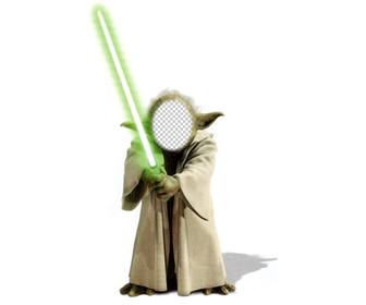 vorlage der fotomontage von yoda aus star wars ihr gesicht hinzufugen zu den neugierigen charakter yoda