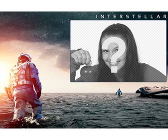 collage um ihr bild in einem promo-foto von dem film interstellar setzen