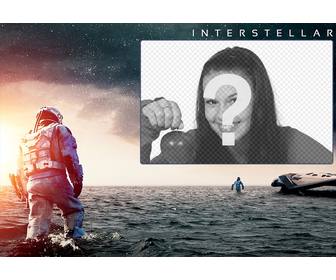 collage um ihr bild in einem promo-foto von dem film interstellar setzen