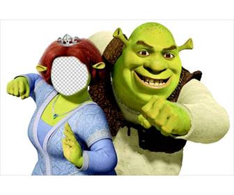 seien sie fiona mit ihrem mann shrek bearbeitung dieser montage online-