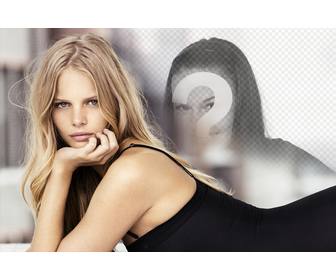 fotomontage mit marloes horst zu deinem bild neben sie setzen