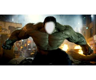 online effekt zu sein hulk in einer filmszene