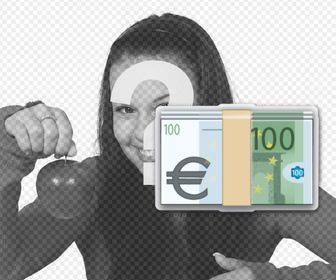 sticker von hundert euro konnen direkt in das online-bilder einfugen