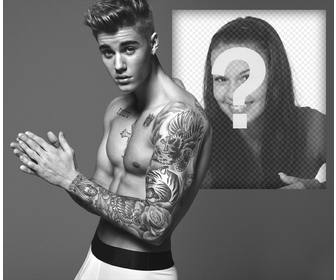 laden sie ihr bild neben justin bieber zeigt seine tatowierungen