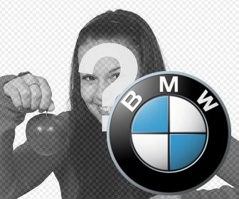 bmw logo-aufkleber fur ihre fotos