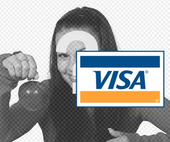 sticker von visa-kreditkarte-logo fur ihre fotos