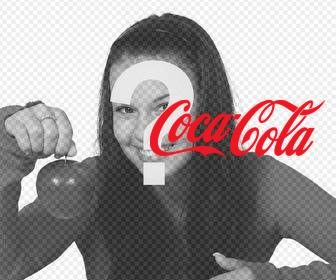 sticker von coca-cola-logo fur ihre fotos