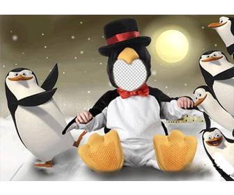 virtuelle pinguin-kostum fur kinder die sie kostenlos