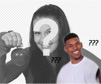 verwirrt black man meme zu laden sie ihr foto