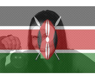 filter von kenia flagge in ihrem profil bild zu setzen