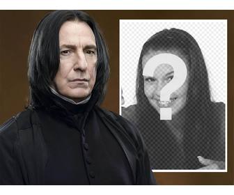 photo-effekt mit snape von harry potter ein bild hochladen