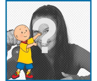 photo-effekt mit caillou um ein foto kostenlos