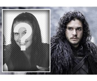 photo-effekt mit jon snow hochladen ein foto