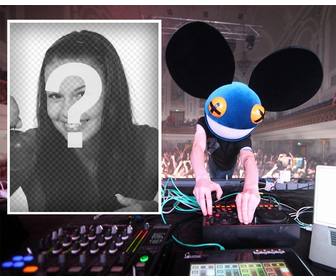 laden sie ihr foto wenn sie den beruhmten dj deadmau5 und kostenlos