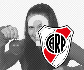 aufkleber des club atletico river plate schild in ihre bilder einfugen