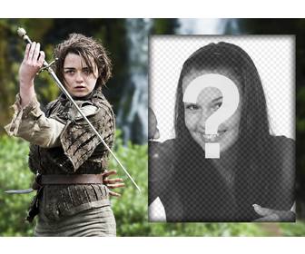 foto effekt fur bewunderer der arya stark