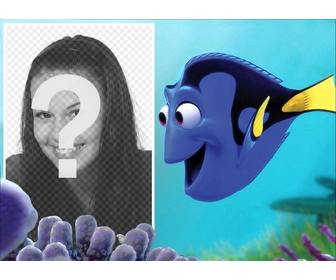 anpassbare effekt mit dory von findet nemo