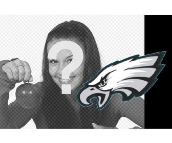 foto effekt von philadelphia eagles logo auf ihre bilder