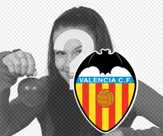 foto-effekt ihr foto zu laden und die valencia cf schild