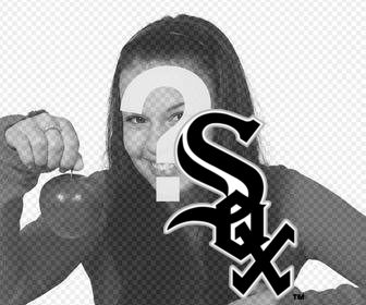 foto-effekt das logo von white sox-team auf ihre fotos