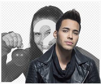 foto-effekt mit dem sanger prince royce ihr foto