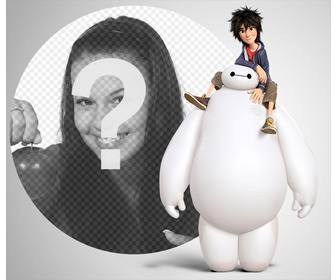 fugen sie ihr foto kostenlos mit den charakteren von big hero 6 durch den effekt dieser