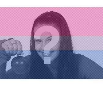 filter von bisexuelle flagge in ihrer fotos kostenlos