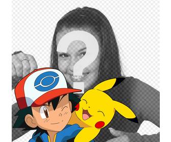 effekt mit ash und pikachu wo sie ihr foto kostenlos