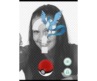 fang articuno mit diesem effekt von pokemon go bearbeiten