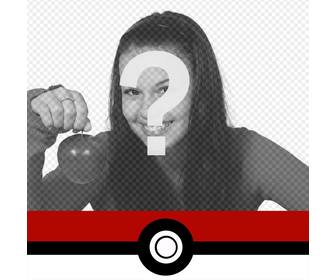 zierband von pokemon auf der unterseite ihres fotos hinzuzufugen