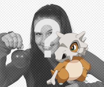 setzen sie auf ihre fotos der pokemon cubone als eine anpassbare aufkleber