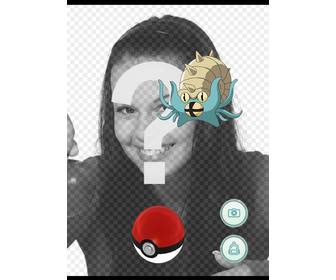 jagd ein omastar mit dieser fotomontage von pokemon fur ihr foto