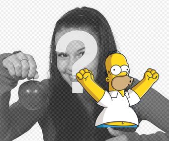 fugen sie homer simpson uberall auf ihre fotos