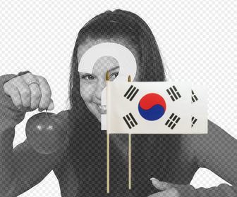 flagge von sudkorea die sie auf ihre fotos mit diesem effekt hinzufugen konnen online