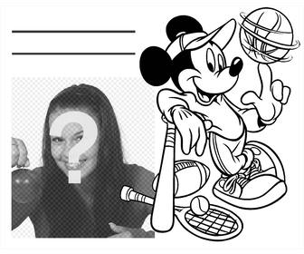 laden sie ihr foto zu dieser zeichnung von mickey und ausdrucken