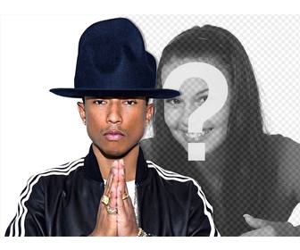 dein foto mit sanger pharrell williams