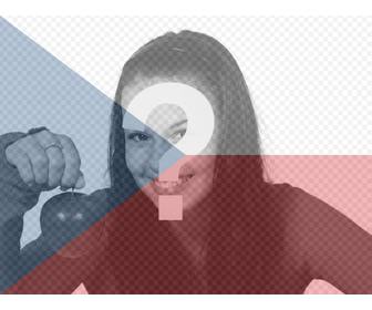 fotomontage ein gesicht oder ein bild uber die transparenz mit der flagge der tschechischen republik malen nur das bild hochladen bearbeiten sie sie online und sparen sie an oder senden sie an ihre freunde per e-mail