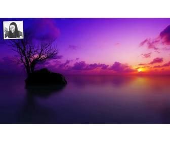 sonnenuntergang anpassbare tapete fur twitter mit ihrem foto